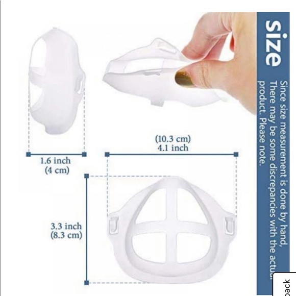 💖 Sale was $26 will go back 🆙 💖 2 Glam Mask 😷 Inserts - Picture 7 of 7